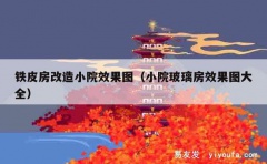 铁皮房改造小院效果图（小院玻璃房效果图大全）