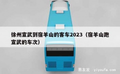 徐州宣武到宿羊山的客车2023（宿羊山跑宣武的车次）