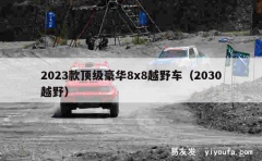 2023款顶级豪华8x8越野车（2030越野）