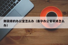 刚装修的办公室怎么办（备孕办公室装修怎么办）