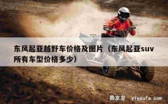 东风起亚越野车价格及图片（东风起亚suv所有车型价格多少）