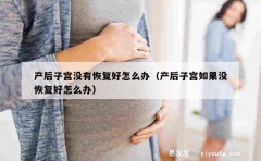 产后子宫没有恢复好怎么办（产后子宫如果没恢复好怎么办）