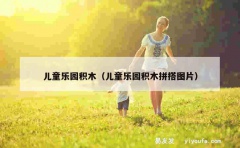 儿童乐园积木（儿童乐园积木拼搭图片）