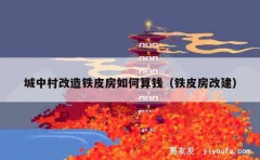 城中村改造铁皮房如何算钱（铁皮房改建）