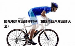 国际电动车品牌排行榜（国际电动汽车品牌大全）