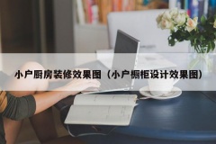 小户厨房装修效果图（小户橱柜设计效果图）