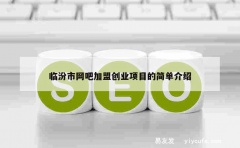 临汾市网吧加盟创业项目的简单介绍