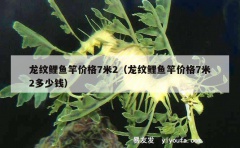 龙纹鲤鱼竿价格7米2（龙纹鲤鱼竿价格7米2多少钱）