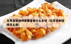 在家自制烧烤需要准备什么食材（在家自制烧烤怎么做）