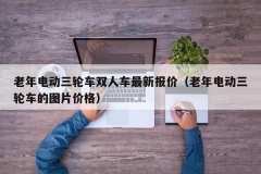 老年电动三轮车双人车最新报价（老年电动三轮车的图片价格）