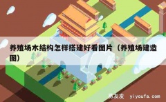 养殖场木结构怎样搭建好看图片（养殖场建造图）