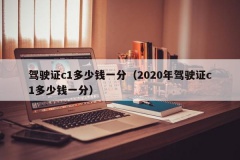 驾驶证c1多少钱一分（2020年驾驶证c1多少钱一分）