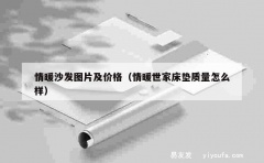 情暖沙发图片及价格（情暖世家床垫质量怎么样）