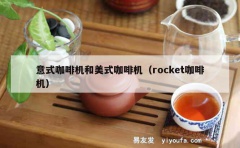 意式咖啡机和美式咖啡机（rocket咖啡机）