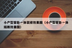 小户型客卧一体装修效果图（小户型客卧一体隔断效果图）