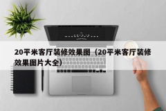 20平米客厅装修效果图（20平米客厅装修效果图片大全）