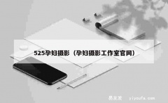 525孕妇摄影（孕妇摄影工作室官网）