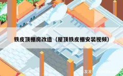 铁皮顶棚房改造（屋顶铁皮棚安装视频）