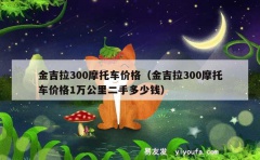 金吉拉300摩托车价格（金吉拉300摩托车价格1万公里二手多