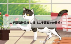 二手蓝猫转卖多少钱（二手蓝猫500贵吗）