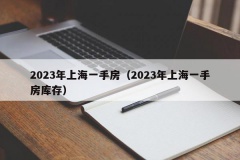 2023年上海一手房（2023年上海一手房库存）