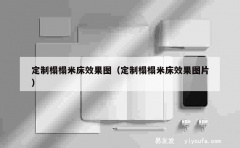 定制榻榻米床效果图（定制榻榻米床效果图片）