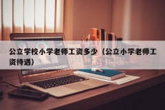 公立学校小学老师工资多少（公立小学老师工资待遇）