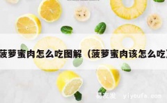 菠萝蜜肉怎么吃图解（菠萝蜜肉该怎么吃）