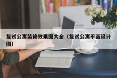 复试公寓装修效果图大全（复试公寓平面设计图）