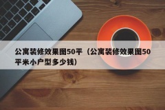 公寓装修效果图50平（公寓装修效果图50平米小户型多少钱）