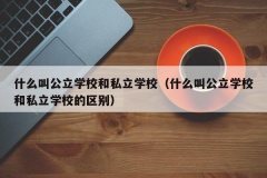 什么叫公立学校和私立学校（什么叫公立学校和私立学校的区别）