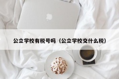 公立学校有税号吗（公立学校交什么税）