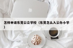 怎样申请东莞公立学校（东莞怎么入公办小学）