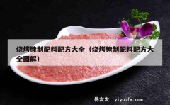 烧烤腌制配料配方大全（烧烤腌制配料配方大全图解）