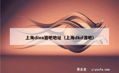 上海diva酒吧地址（上海dkd酒吧）