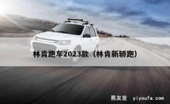 林肯跑车2023款（林肯新轿跑）