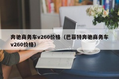 奔驰商务车v260价格（巴菲特奔驰商务车v260价格）