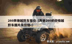 260奔驰越野车报价（奔驰260的价格越野车图片及价格c）