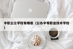 中职公立学校有哪些（公办中等职业技术学校）