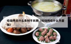 吃烧烤点什么食材不长胖（吃烧烤吃什么热量低）