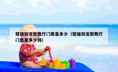 楚雄双龙歌舞厅门票是多少（楚雄双龙歌舞厅门票是多少钱）