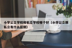 小学公立学校和私立学校哪个好（小学公立跟私立有什么区别）