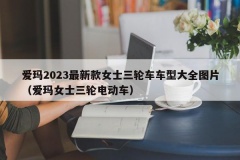 爱玛2023最新款女士三轮车车型大全图片（爱玛女士三轮电动车