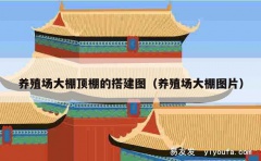 养殖场大棚顶棚的搭建图（养殖场大棚图片）