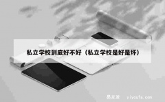 私立学校到底好不好（私立学校是好是坏）