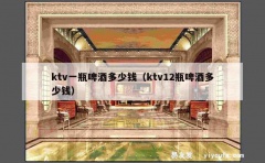 ktv一瓶啤酒多少钱（ktv12瓶啤酒多少钱）