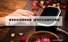 美甲的先后顺序步骤（美甲的先后顺序步骤图）