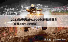 2023款春风atv1000全地形越野车（春风atv800价