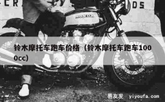 铃木摩托车跑车价格（铃木摩托车跑车1000cc）