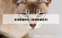 金渐层猫特征（金渐层猫优点）